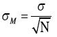Standard Error of the Mean